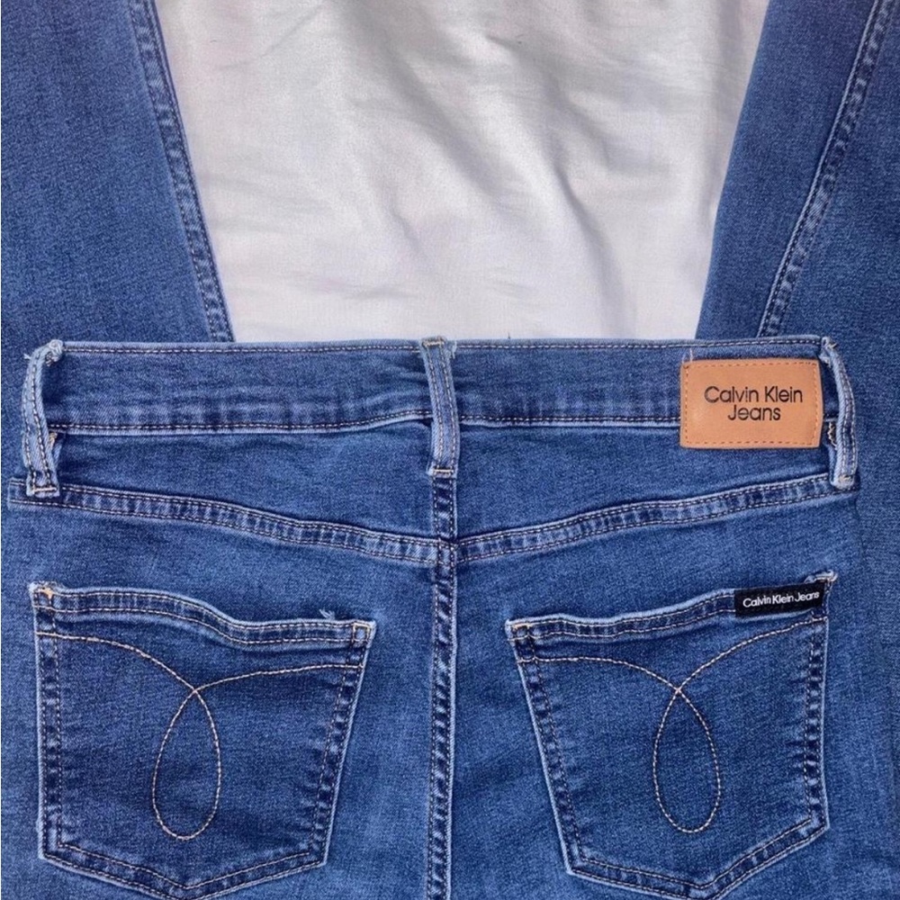 Calvin Klein Blue Straight Leg Jeans